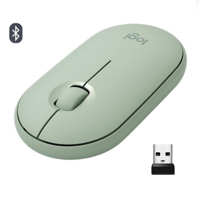 Logitech Pebble M350 Wireless Mouse Green