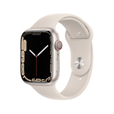 Smartwatch Apple Watch Series 7 GPS+Cellular 45mm Alumínio c/ Bracelete Desportiva Luz das Estrelas
