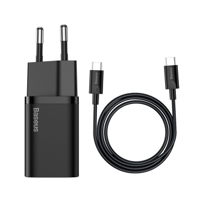Charger Baseus Fast Charge USB-C 25W Black