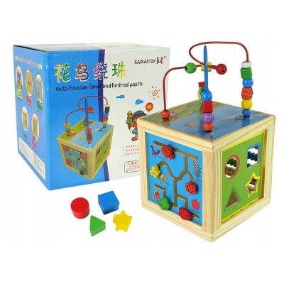 Educational cube Wooden
