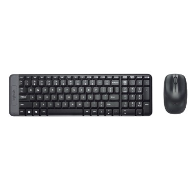 Wireless Keyboard + Mouse Logitech MK220 Wireless Black