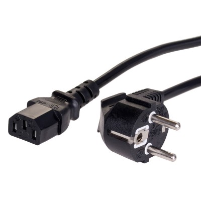 Cable de Alimentación Akyga IEC C13 1.5M Negro (AK-PC-01A)