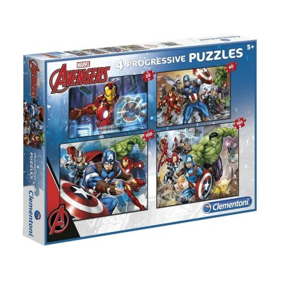Puzzle Marvel Avengers 20+60+100+180 Pieces