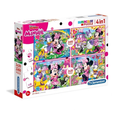 Puzzle Disney Minnie 2x20 e 2x60 Pieces