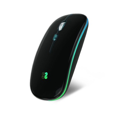 Wireless Mouse Bluetooth Subblim LED Dual Flat Black
