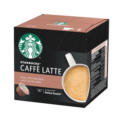Cápsulas Starbucks Dolce Gusto Caffé Latte 12 Unidades