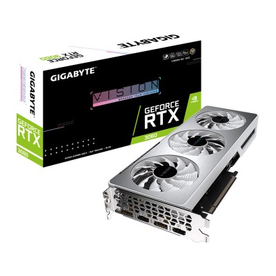 Placa Gráfica Gigabyte GeForce RTX 3060 Vision OC 12GB GDDR6 LHR (rev. 2.0)