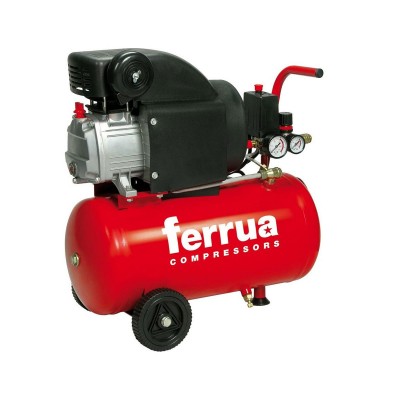 Compressor de Ar Ferrua 24L 8bar Vermelho