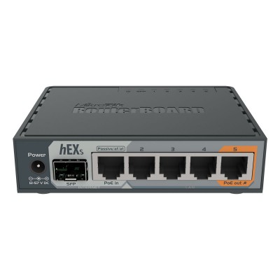 Router MikroTik hEX S PoE Black (RB760iGS)