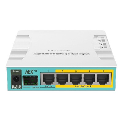 Router MikroTik hEX PoE White (RB960PGS)