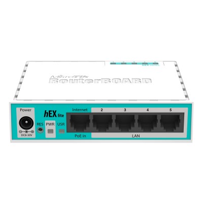Router MikroTik hEX lite PoE White (RB750r2)