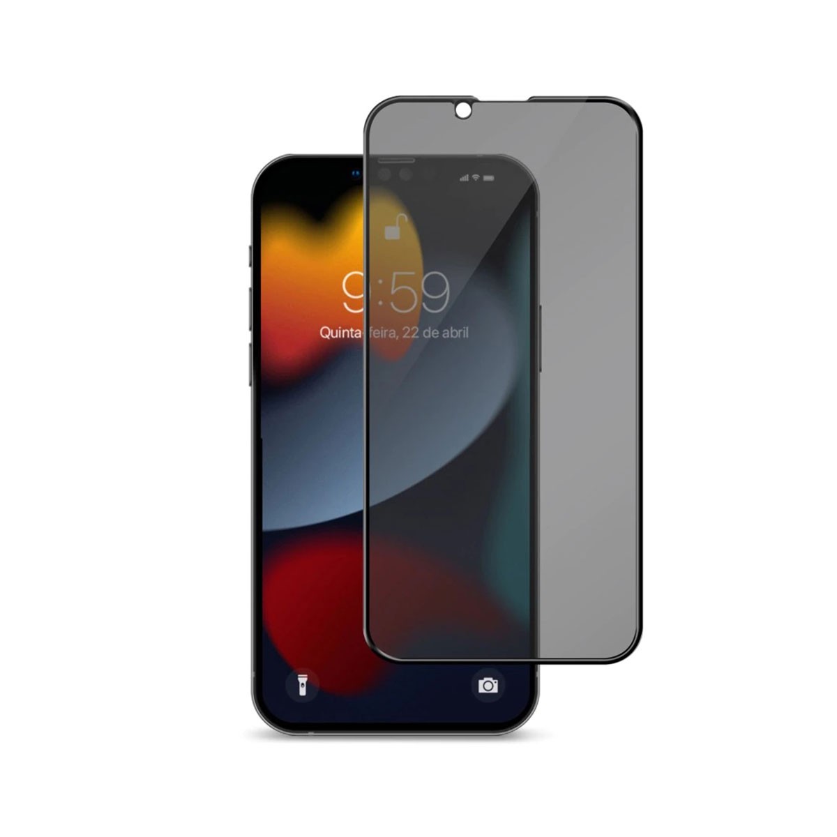 Protector Pantalla Cristal Templado iPhone 13 Mini Privacy Fullscreen Negra