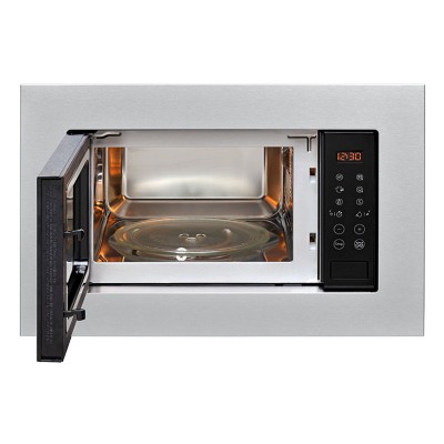 Indesit 800W 20L Stainless Steel Built-In Microwave (MWI120GX)