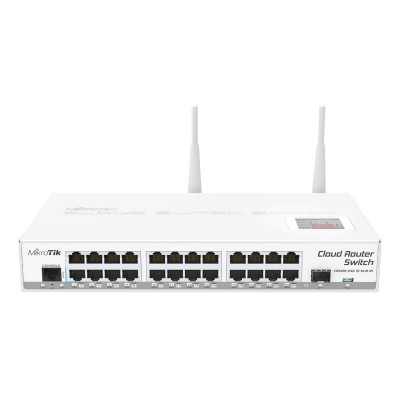 Cloud Router Switch MikroTik CRS125 2.4GHz PoE White (CRS125-24G-1S-2HnD-IN)