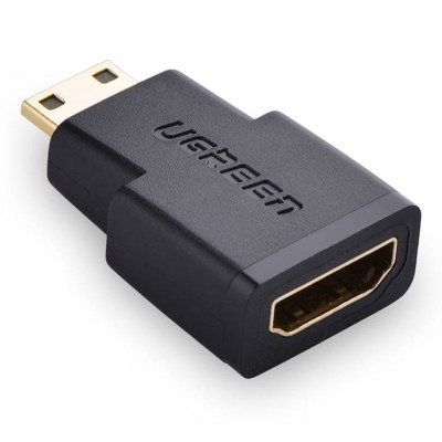 Adapter Ugrenn Mini HDMI - HDMI Black (20101)