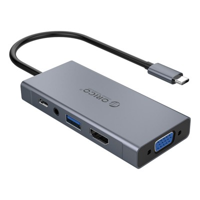 Dock Station Orico MC-U501P USB Tipo-C 5 in 1 Grey (MC-U501P-GY-BP)