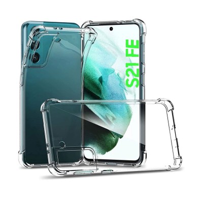 Anti-Shock Silicone Cover Samsung Galaxy S21 FE Transparent