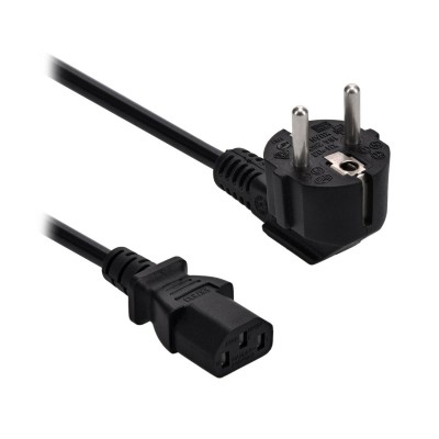 Power Cable Savio CL-98 Schuko IEC C13 1.8m Black