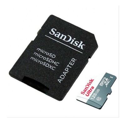Memory Card SanDisk Ultra Lite C10 microSDXC 128GB w/Adapter
