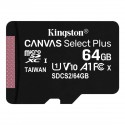 Tarjeta de memoria Kingston CANVAS Select Plus MicroSD 64GB C10
