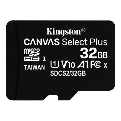 Cartão Memória Kingston Canvas Select Plus C10 microSD 32GB