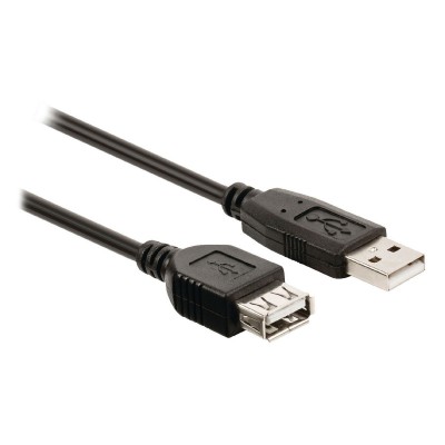 Extension Cable 3GO C108 USB 2.0 5m Black