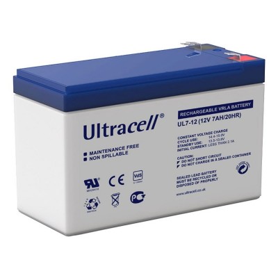Bateria de Chumbo Ultracell UL7-12 12V 7A Branca