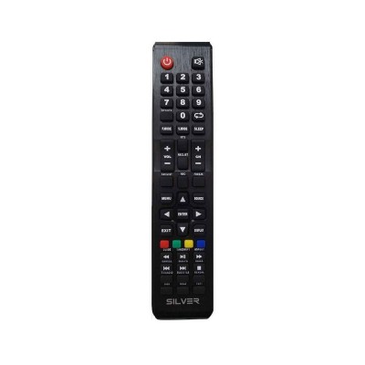 TV Remote Silver 410885 Black