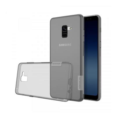 Capa Silicone Nillkin Samsung A8 Plus A730 Transparente Escura