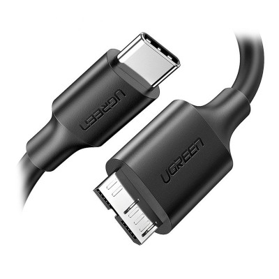 Cable Ugreen US312 USB Micro-B 3.0 to USB Tipo-C 1m Black