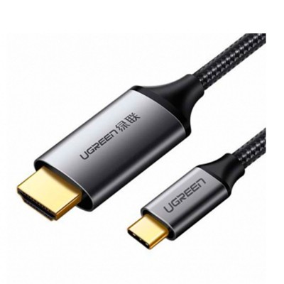 Cabo Ugreen MM142 USB-C para HDMI 4K UHD 1.5m Preto