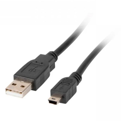 Data Cable USB Tipo-A para Mini USB Black