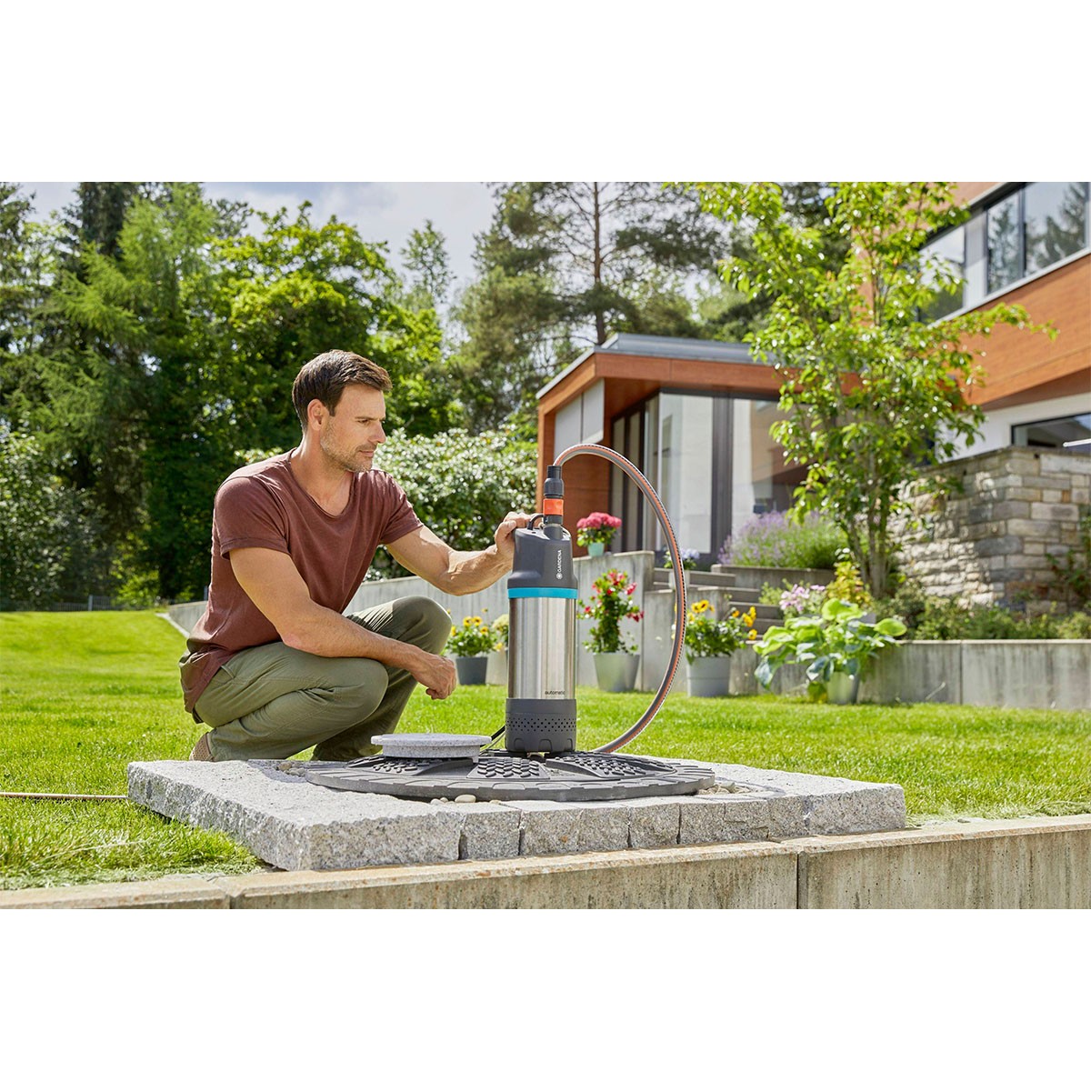 Submersible Pump Gardena 5900/4 automatic 900W Stainless steel
