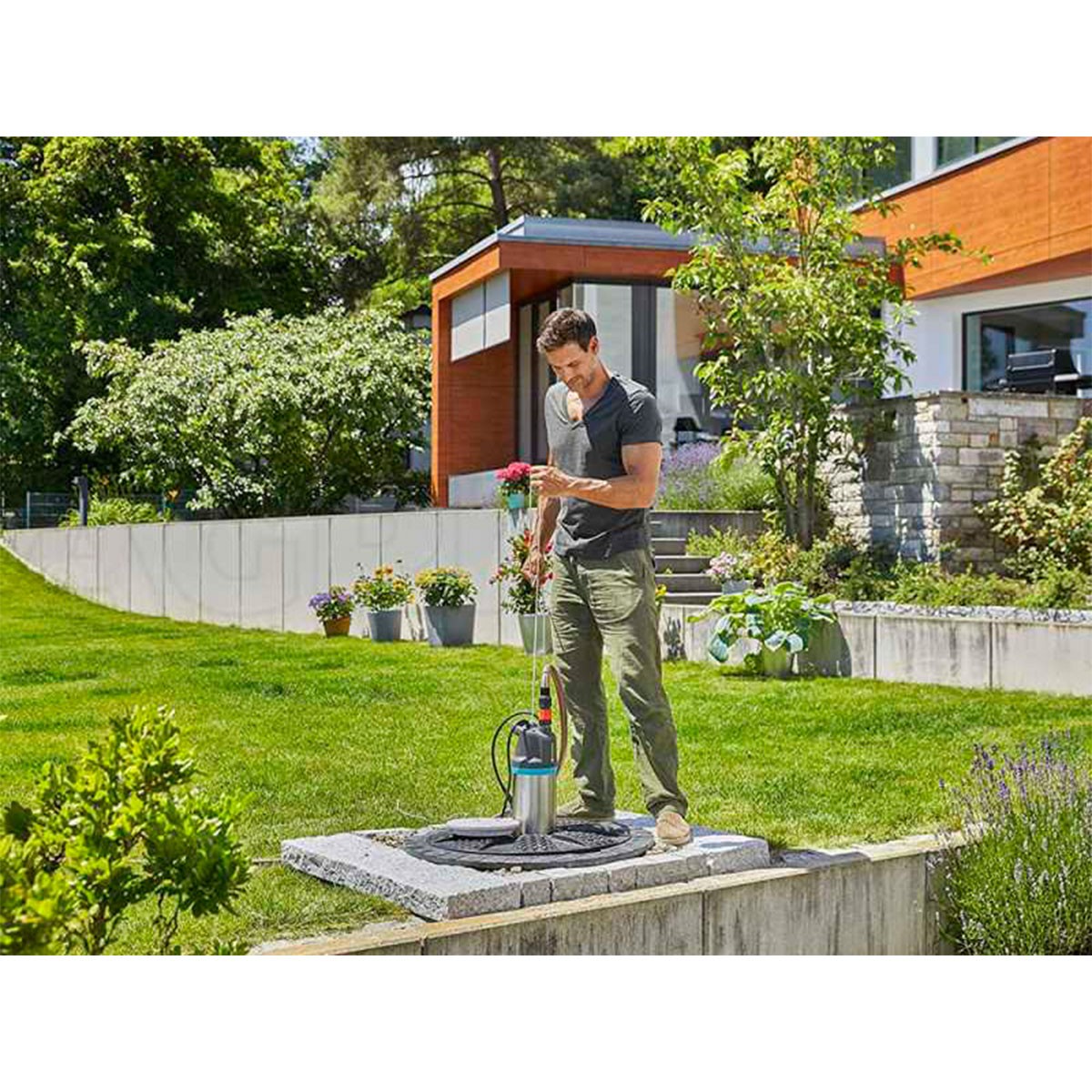 Submersible Pump Gardena 5900/4 automatic 900W Stainless steel