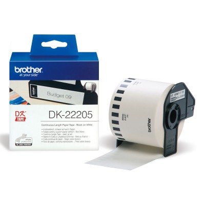 Tag roller Compativeis w/Brother DK22205 62x30.48mm
