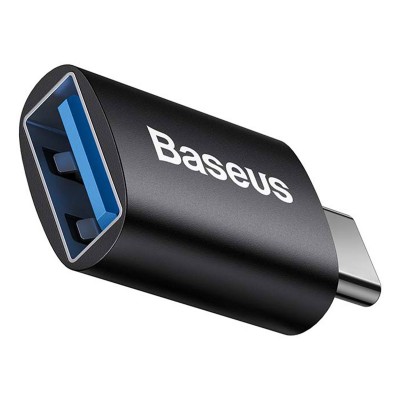 Adapter Baseus USB Type-A to USB Type-C Black