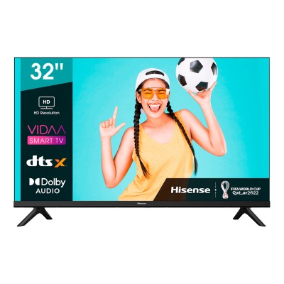 TV Hisense 32" LED Smart TV HD Black (32A4BG)