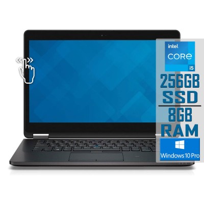Portátil Dell Latitude E7470 Touch 14" i5-6300U SSD 256GB/8GB Recondicionado