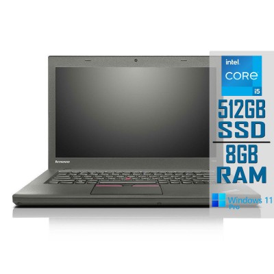Laptop Lenovo ThinkPad L450 14" i5-5300U SSD 512GB/8GB Refurbished