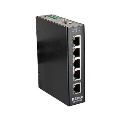 Switch D-Link 5 Portas 10/100 Mbps Black (DIS-100E-5W)