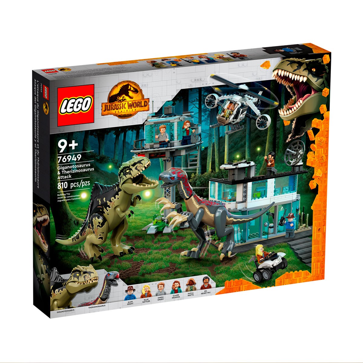 LEGO Jurassic World Ataque do Giganotossauro e do Therizinossauro (76949)