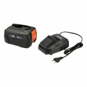 Carregador Gardena Pack baterias 4.0A Preto (14908-20)