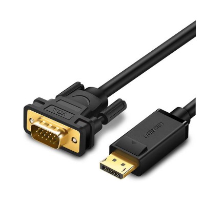 Cable Ugreen DP105 DisplayPort - VGA 1.5 m Black