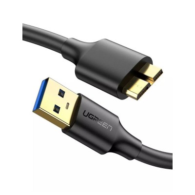 Cable Ugreen US130 USB 3.0 to Micro USB Type-B 3.0 2m Black