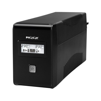 UPS Phasak LCD Interactive 650VA Black (PH 9465)