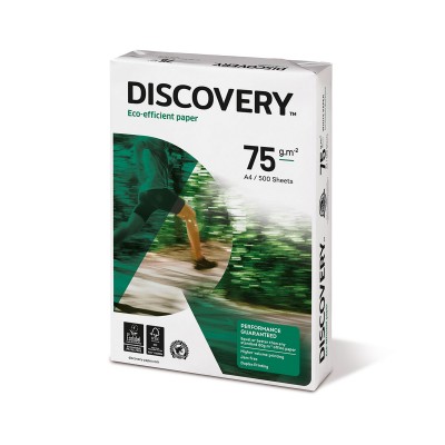 Resma de Papel Cópia Discovery Eco-Efficient 75 g/m² A4