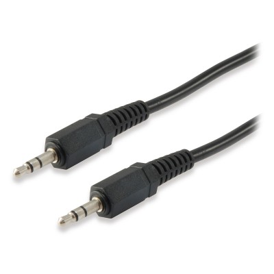 Audio Cable Equip Jack 3.5mm (M/M) 2.5m Black