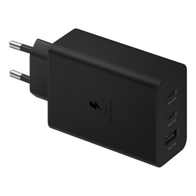 Power Adapter Samsung Fast Charger Trio 65W Black (EP-T6530NBEGEU)