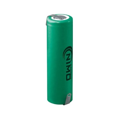 Battery NIMO 1.2V 1600mA w/ Paddles Green (BAT478)