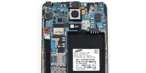 Reparação da motherboard Samsung Galaxy Note 4
